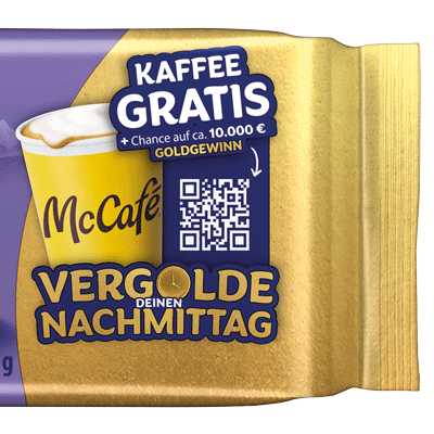 Goldener Packungsabschnitt